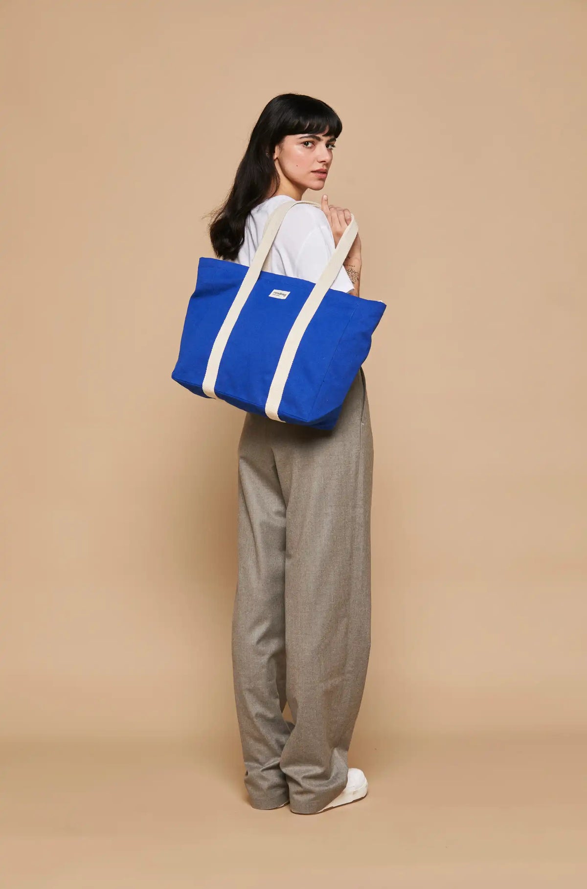 Cesar shopping bag Electric blue
