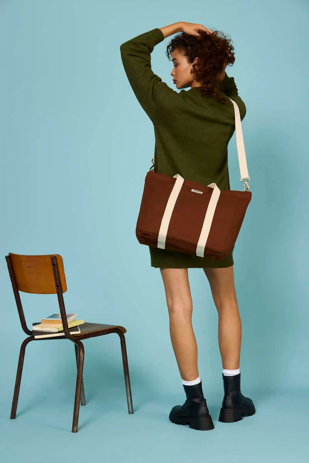 Cesar Chocolate Tote Bag