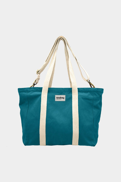 Cesar Peacock Blue Tote Bag