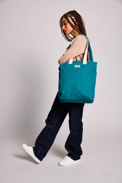Paul Peacock Blue vertical shopping bag