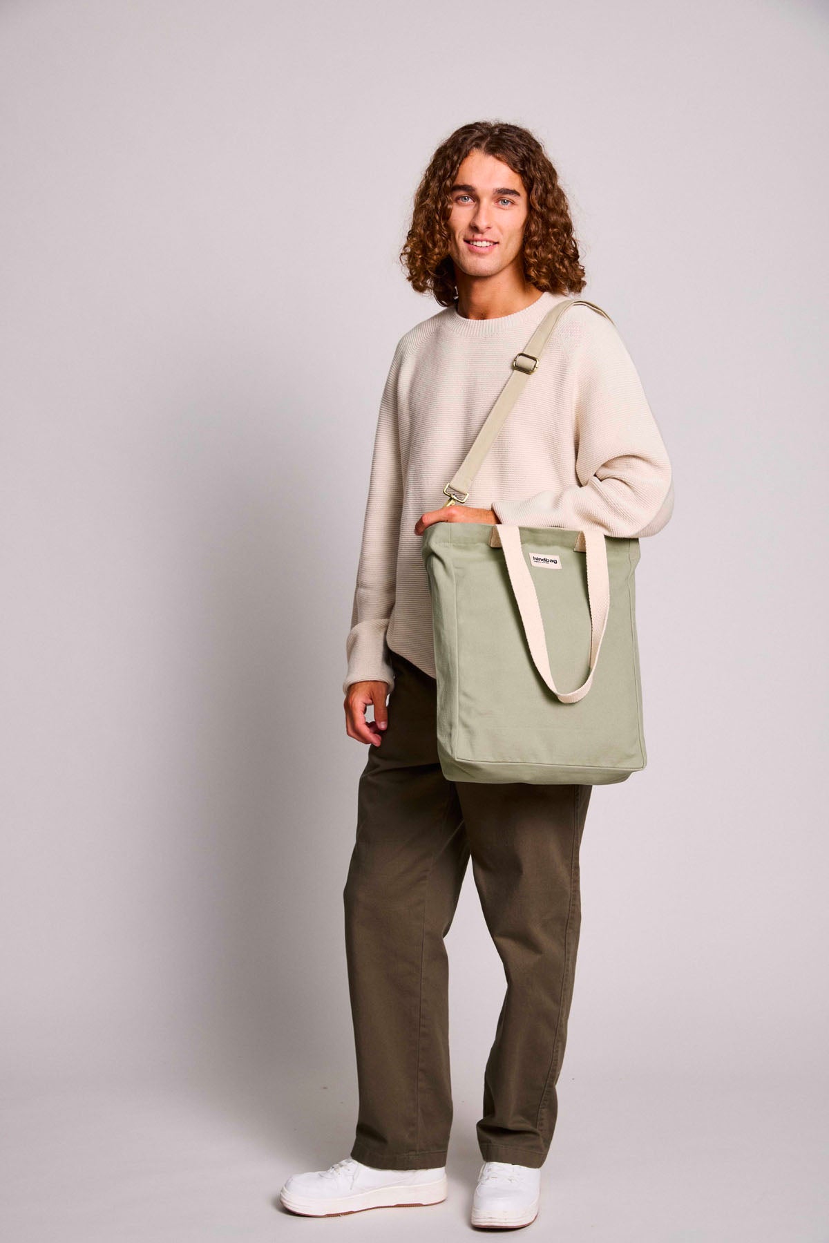 Paul Chocolat vertical shopping bag