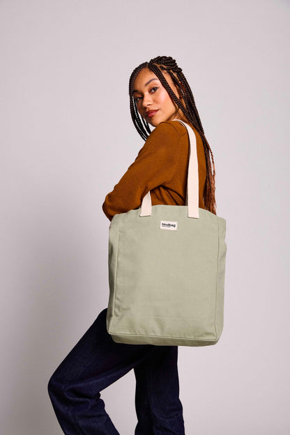 Paul Chocolat vertical shopping bag