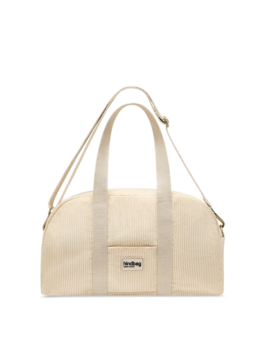 Charlie Bowling Bag in beige corduroy