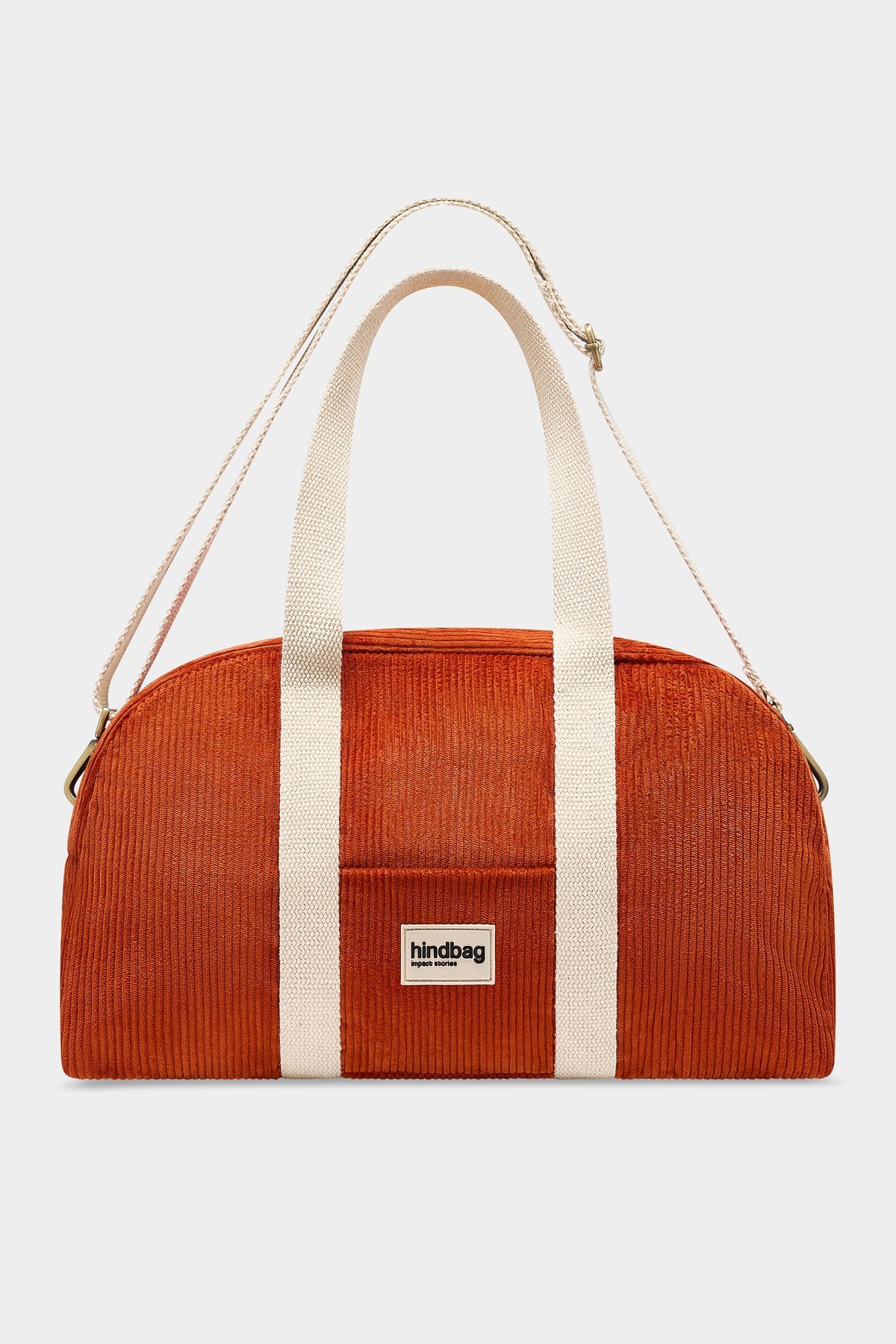 Charlie Bowling Bag in brick corduroy