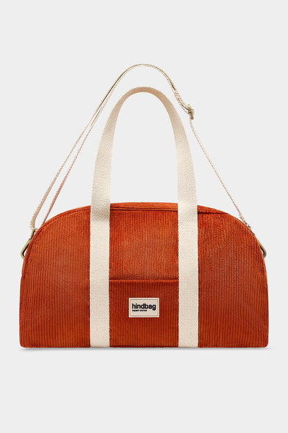 Charlie Bowling Bag in brick corduroy