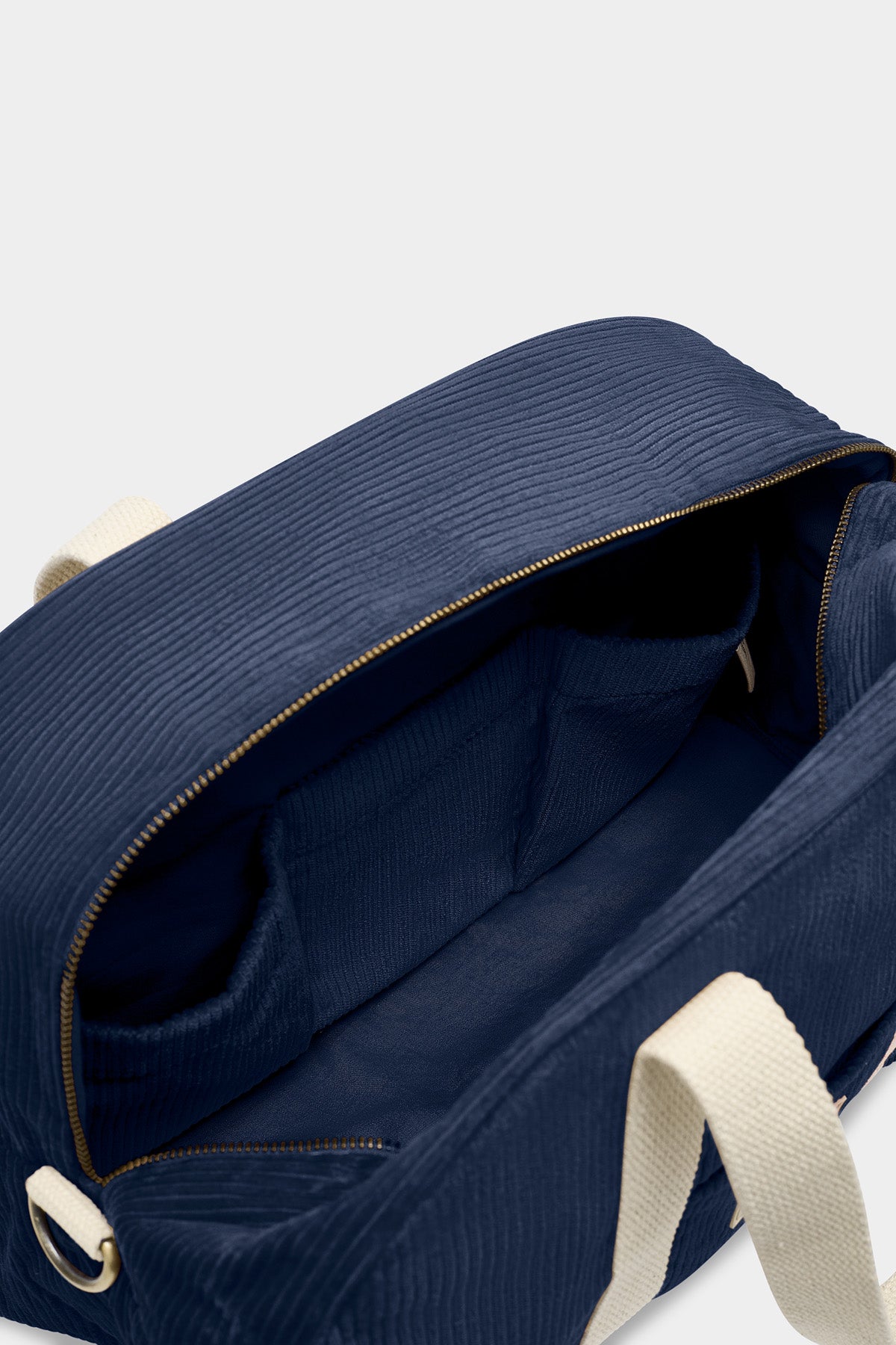 Charlie Bowling Bag in navy corduroy