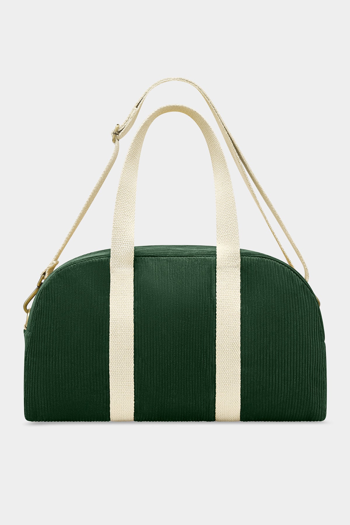 Charlie Bowling Bag in forest green corduroy