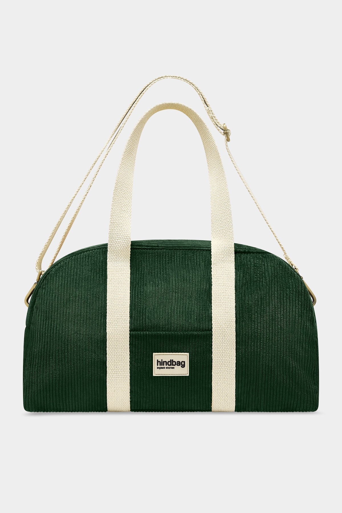Charlie Bowling Bag in forest green corduroy