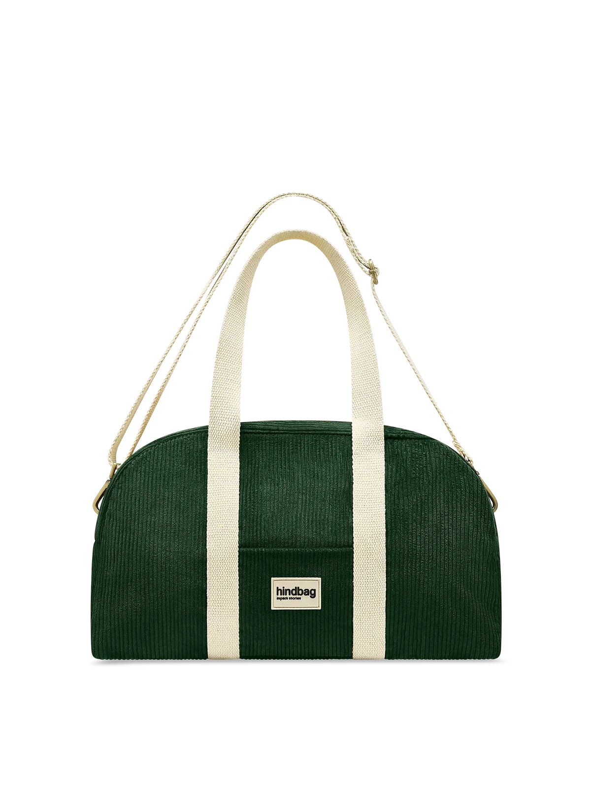 Charlie Bowling Bag in forest green corduroy
