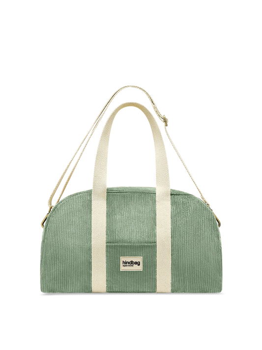Charlie Bowling Bag in mint green corduroy