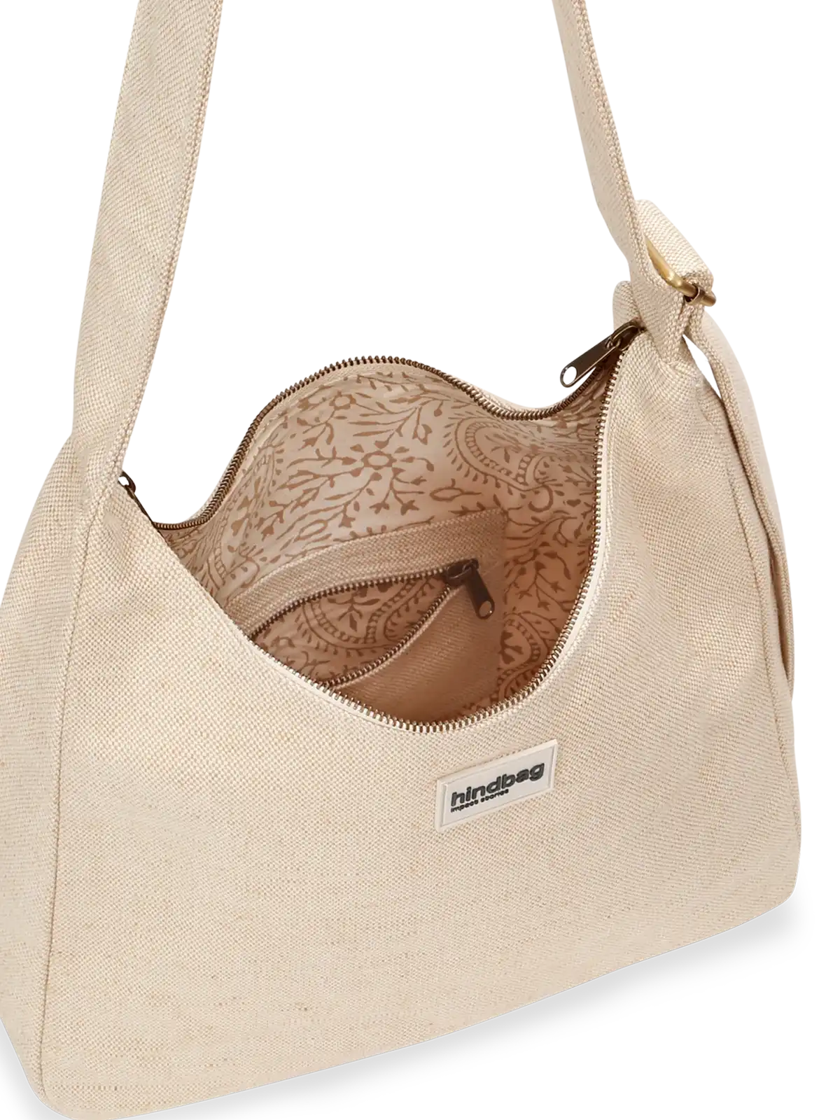 Claire Jute Hobo Bag