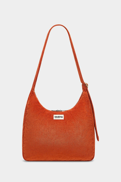 Claire Brick Corduroy Hobo Bag