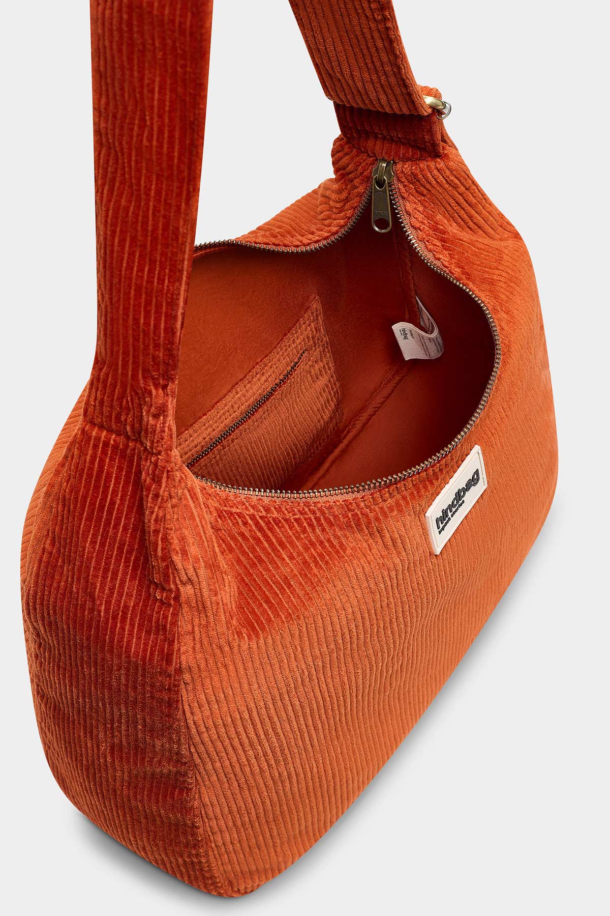 Claire Brick Corduroy Hobo Bag