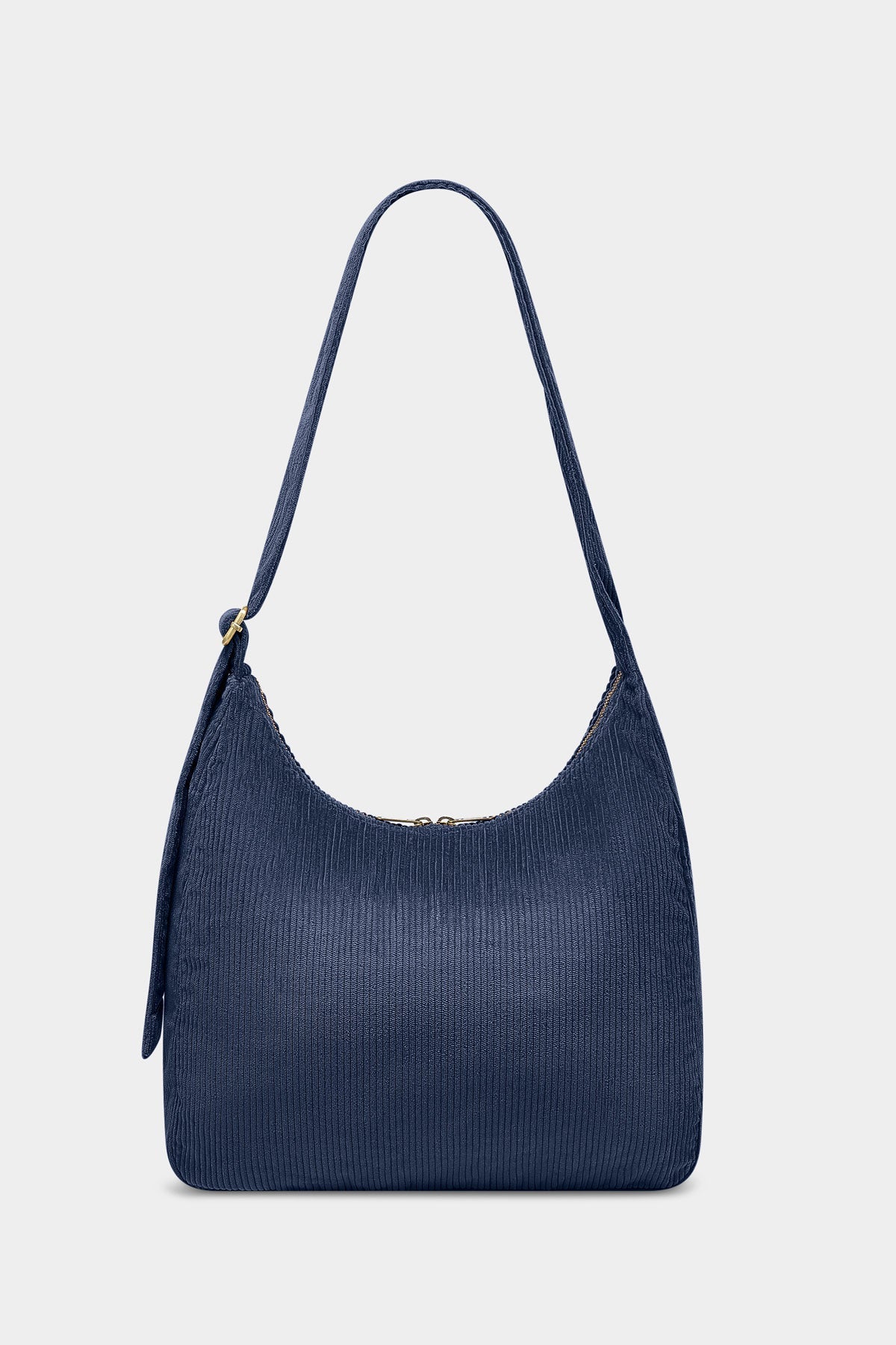 Claire Navy Corduroy Hobo Bag