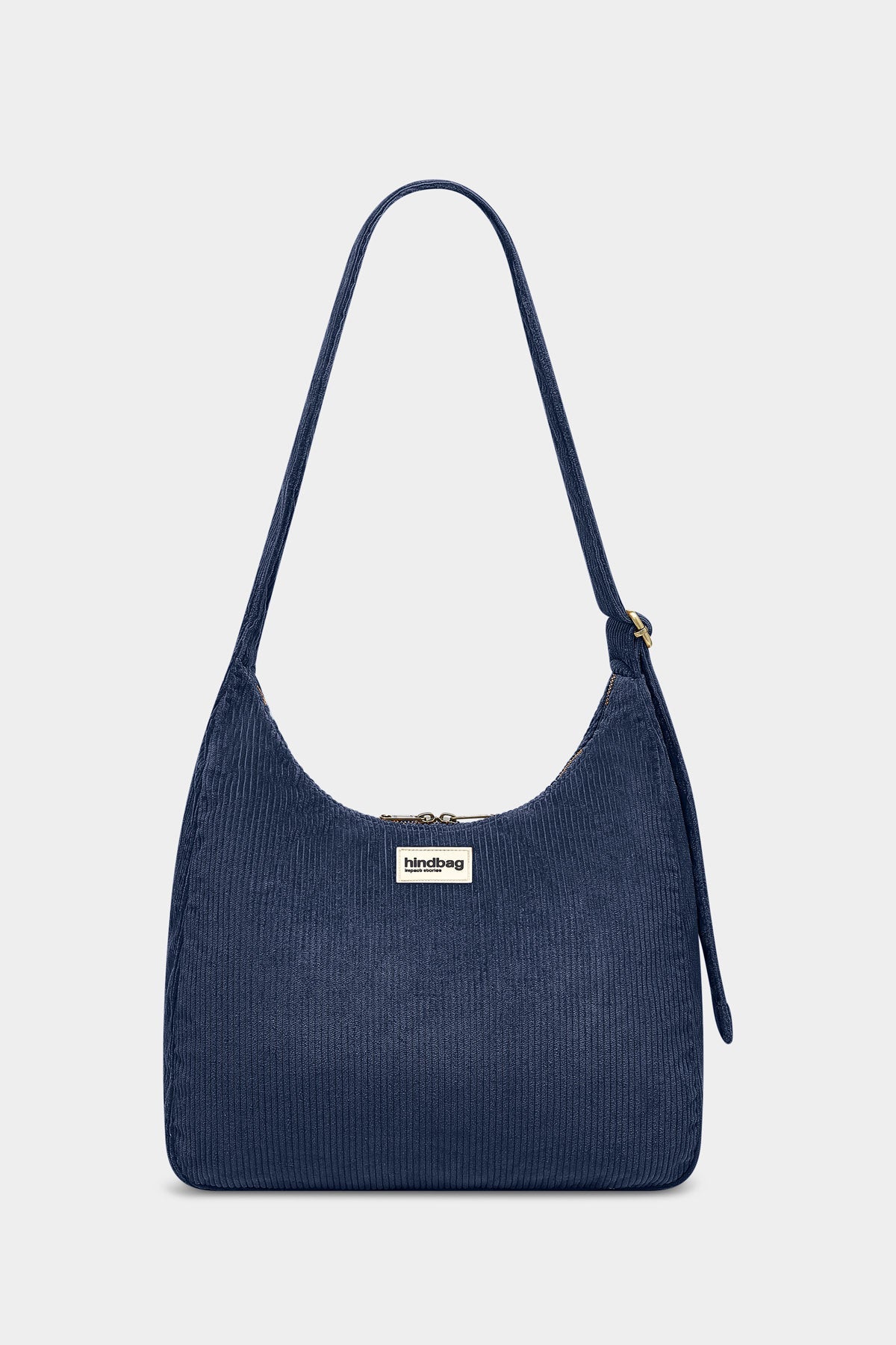Claire Navy Corduroy Hobo Bag