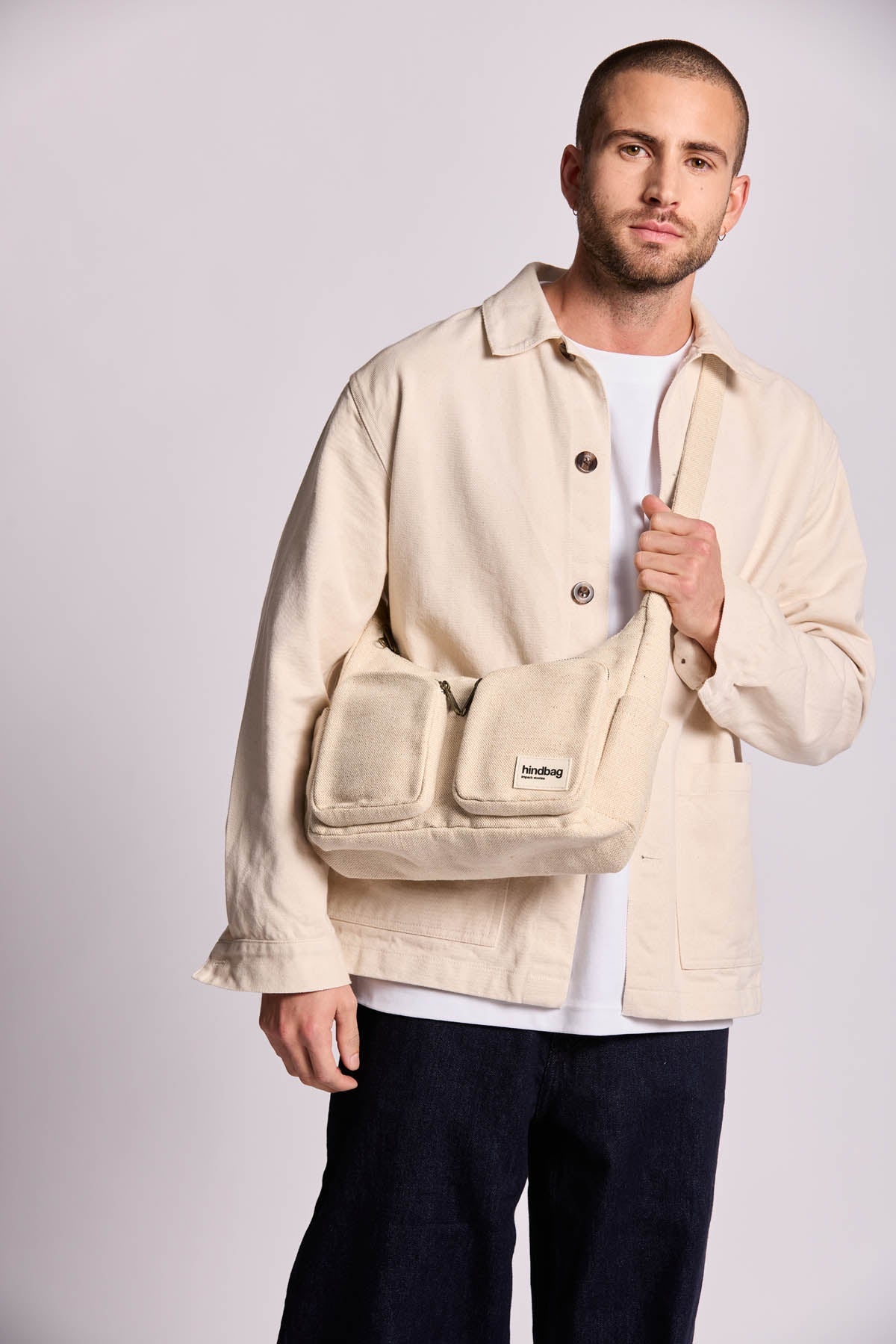 Emile Multipocket Bag in Jute