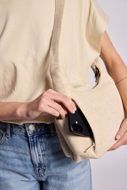 Emile Multipocket Bag in Jute