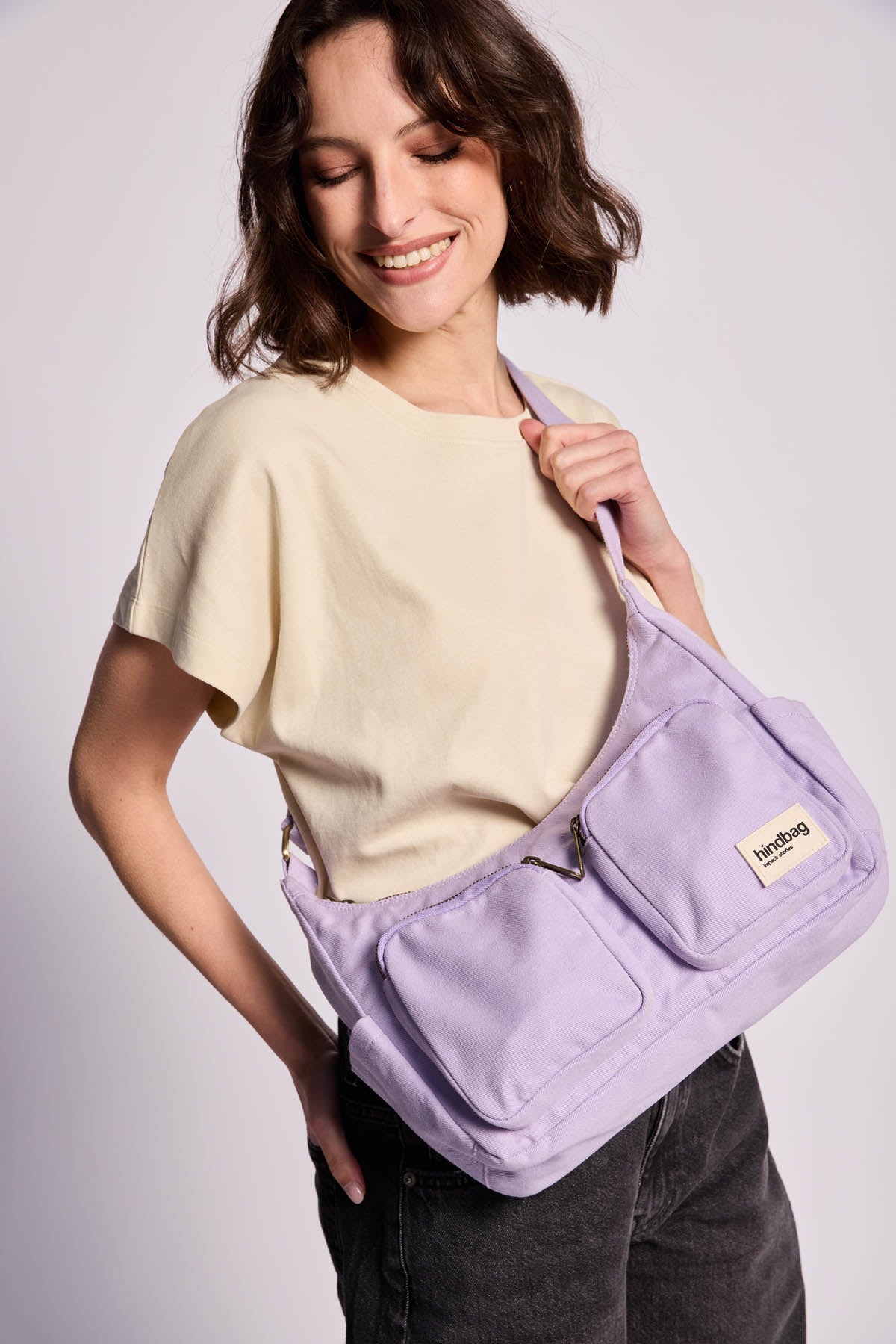Emile Lilas Multipocket Bag