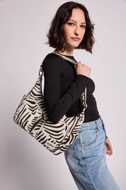Emile Multipocket Bag Zebra Ecru
