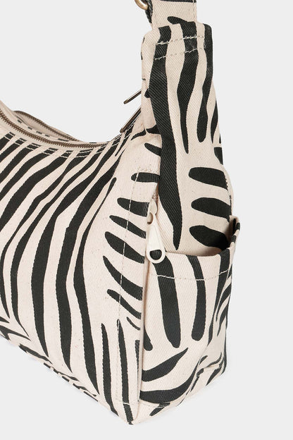 Emile Multipocket Bag Zebra Ecru