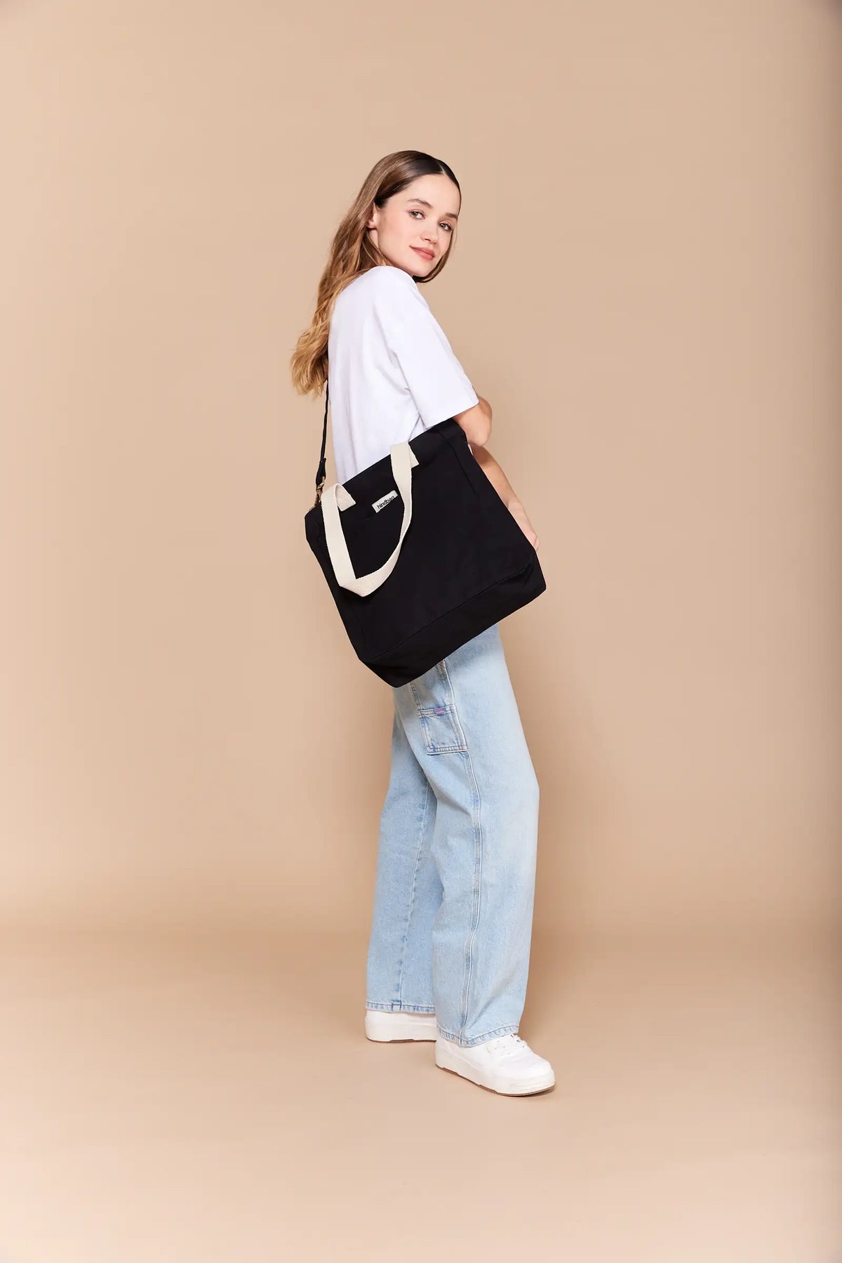 Paul Vertical Tote Bag Black