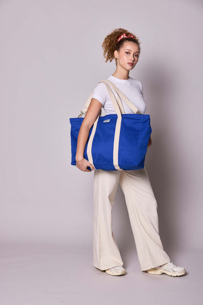 Jean bag Electric blue