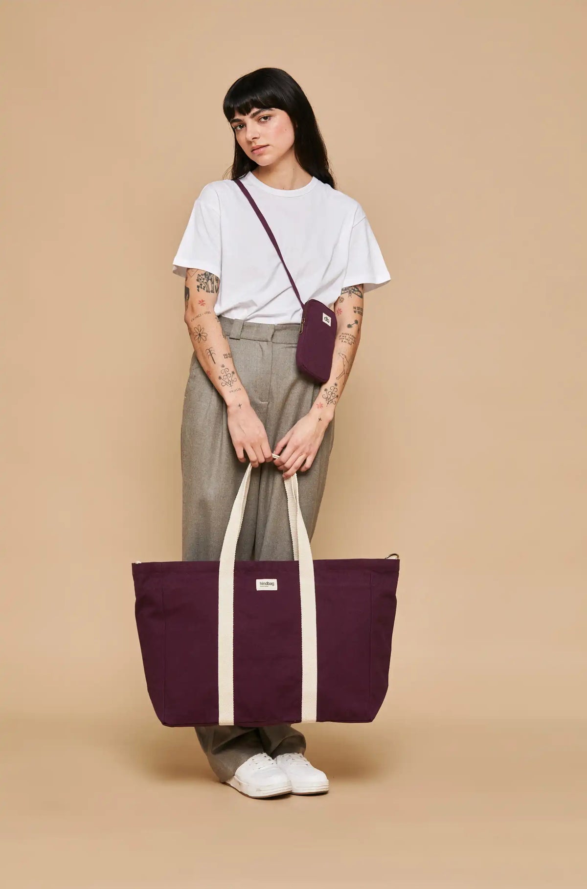 Plum Jean Bag