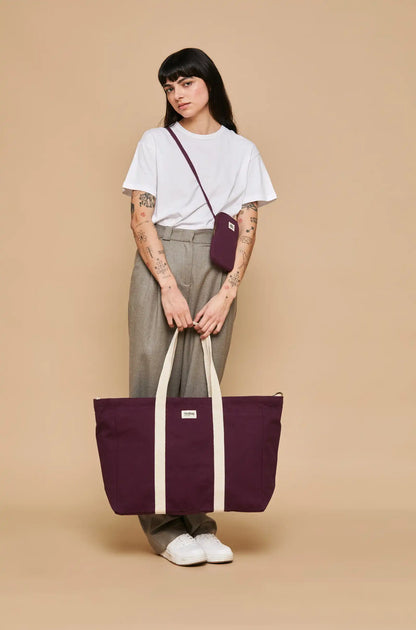 Plum Jean Bag