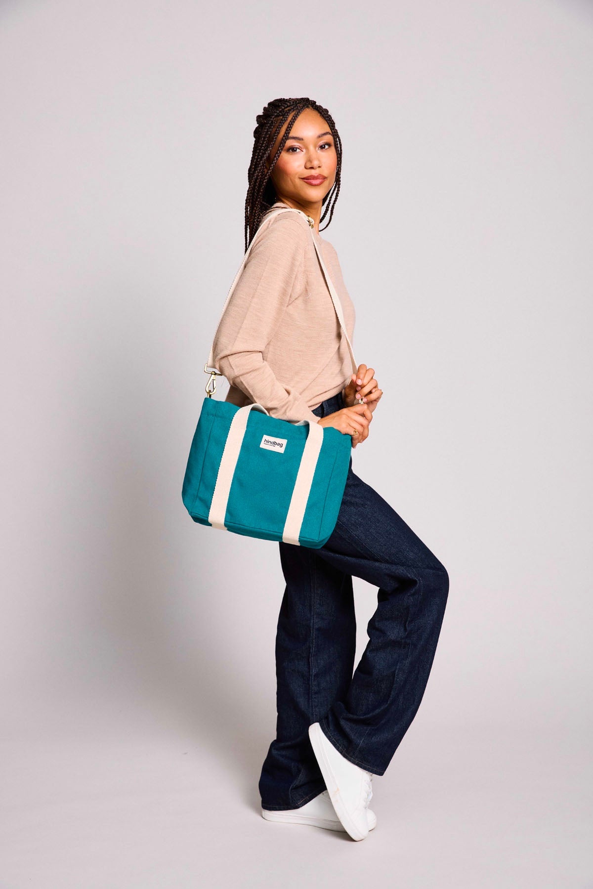 Louise Peacock Blue handbag