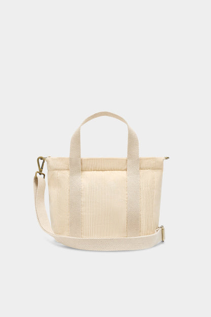 Louise cream corduroy Crossbody