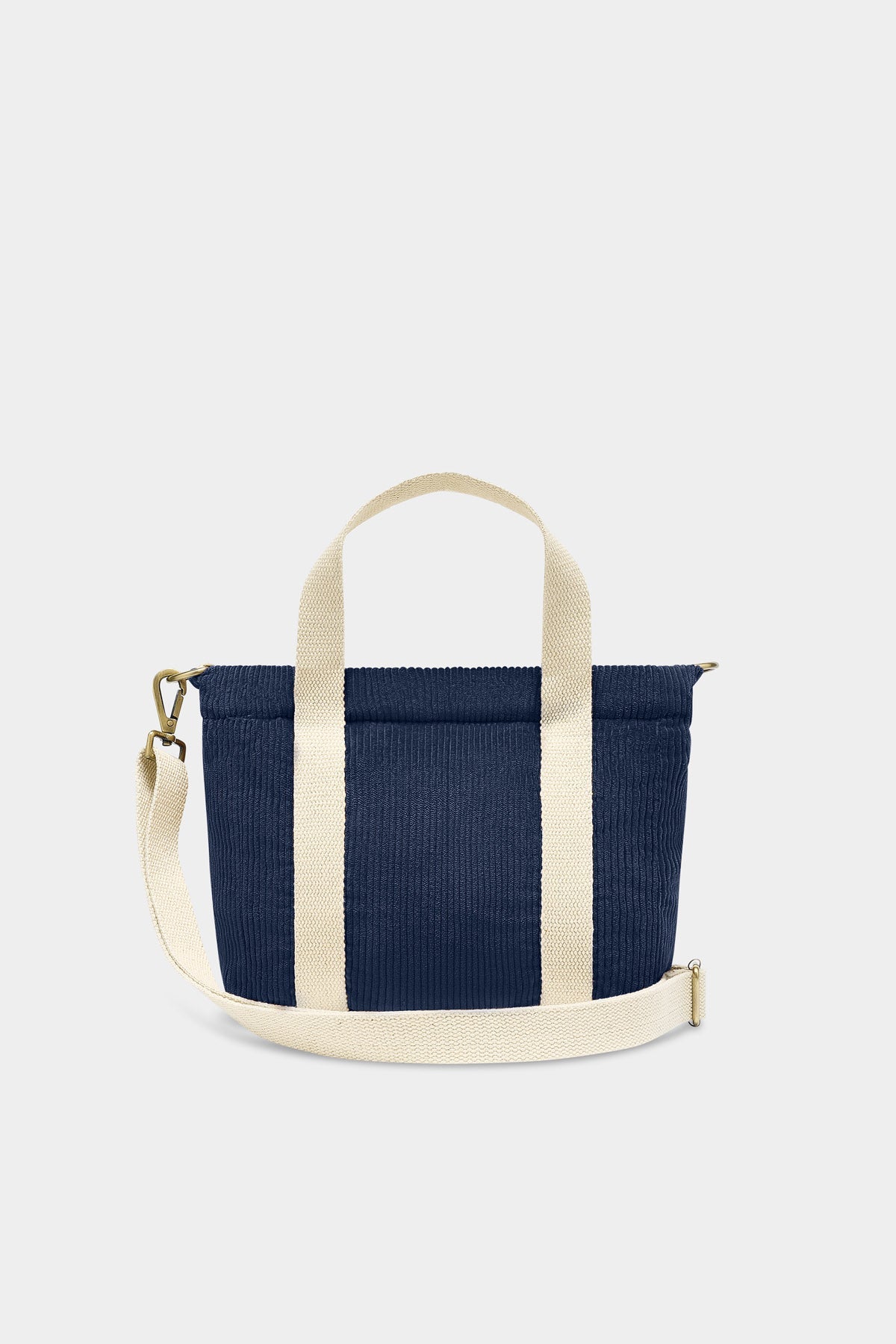 Louise Navy Corduroy Handbag