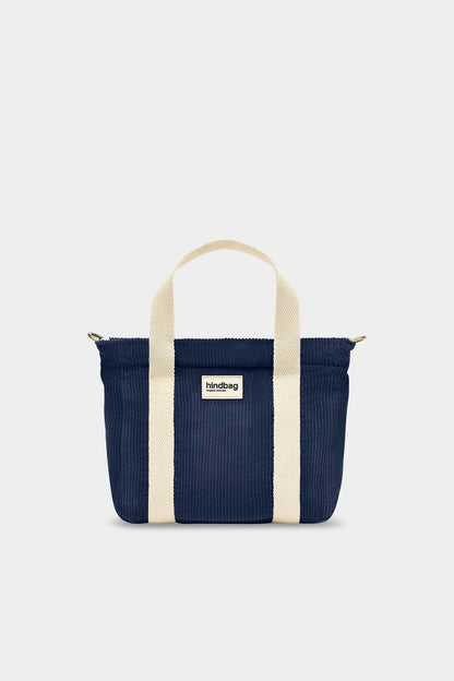 Louise Navy Corduroy Handbag