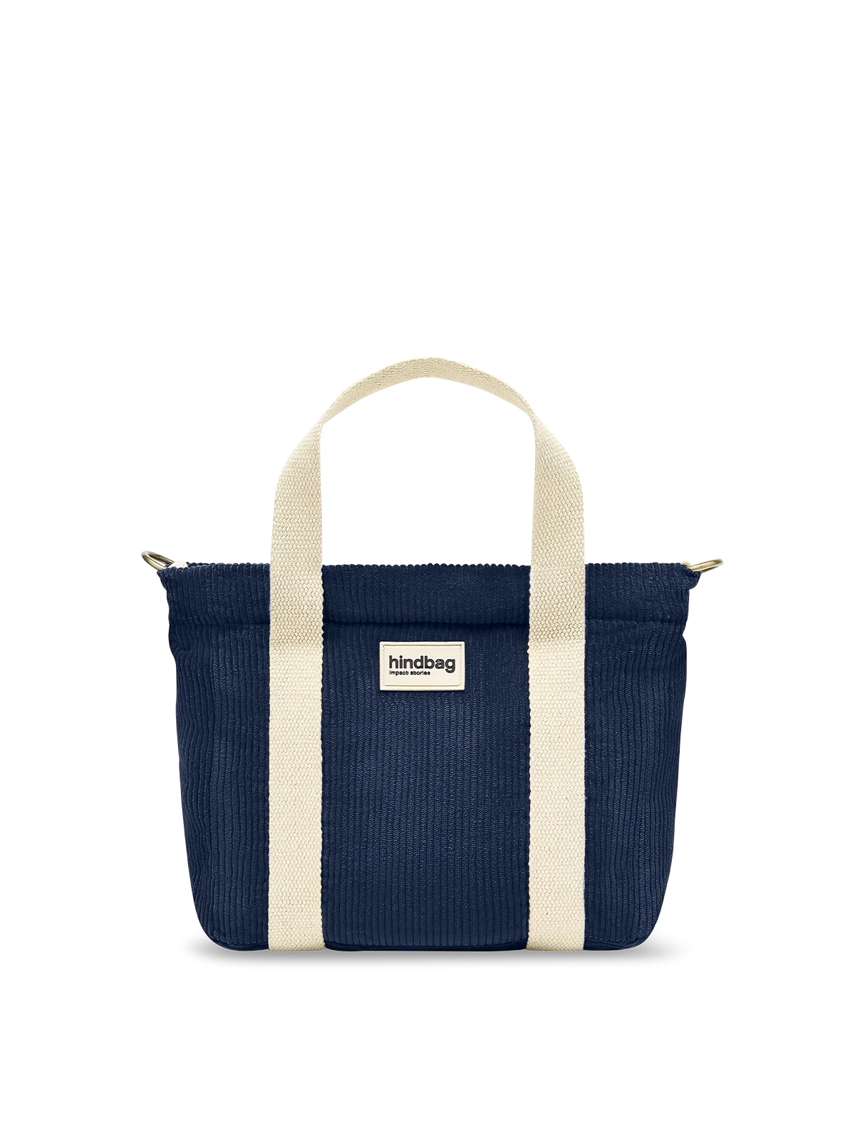 Louise Navy Corduroy Handbag
