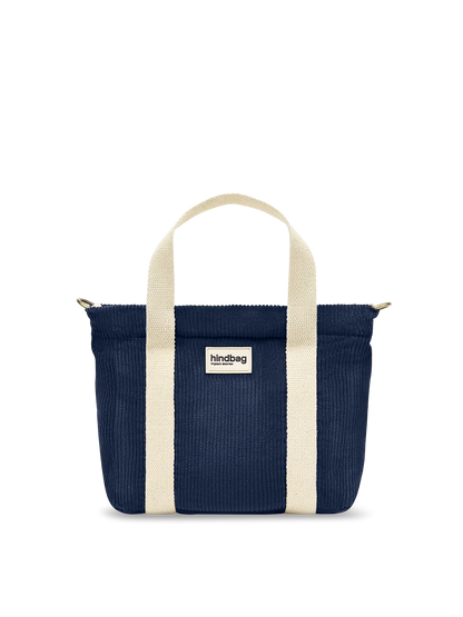 Louise Navy Corduroy Handbag