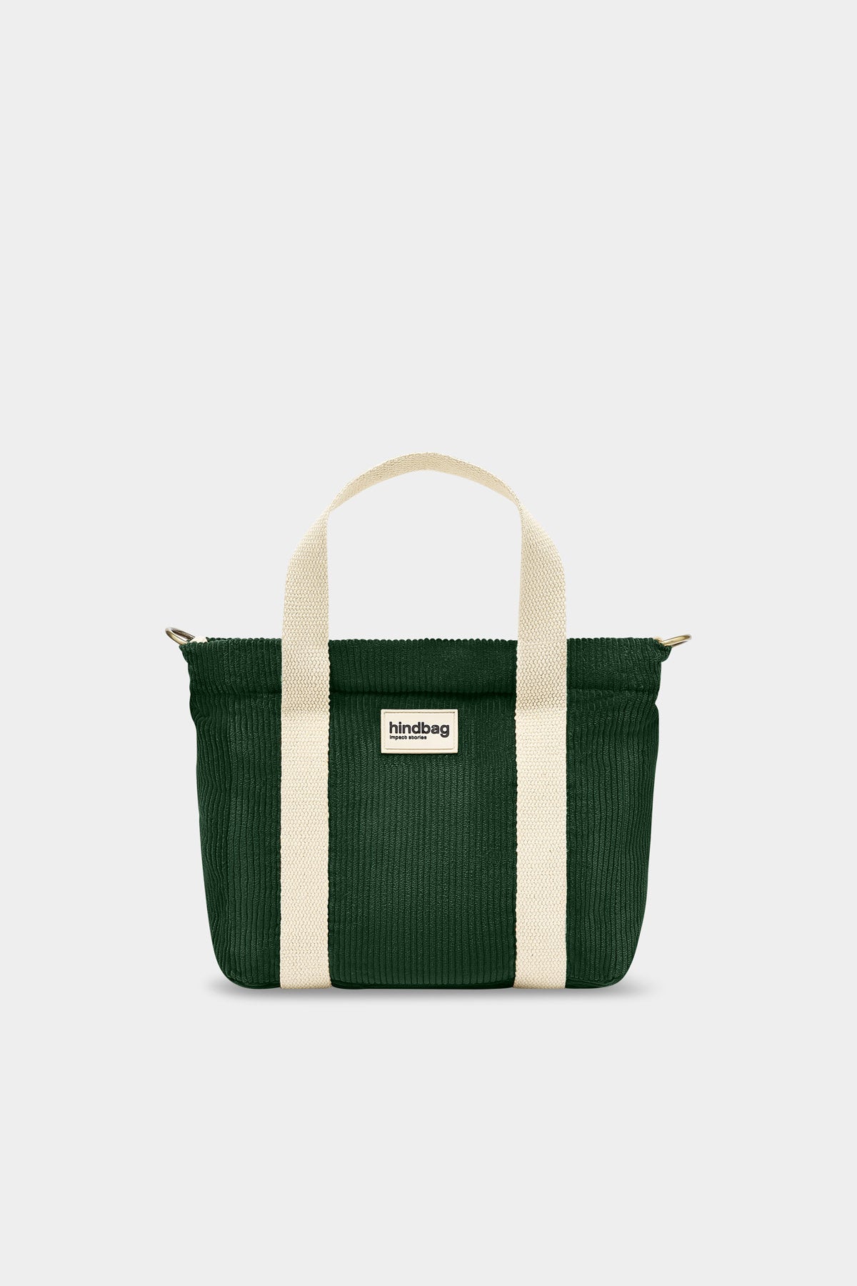 Louise Pine Green Corduroy Handbag