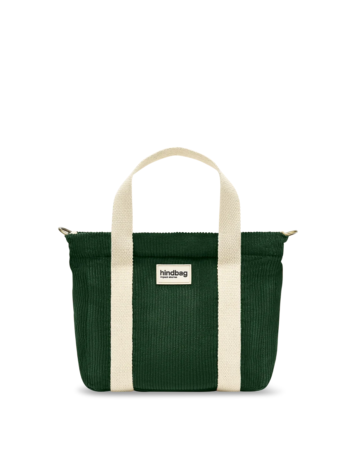 Louise Pine Green Corduroy Handbag