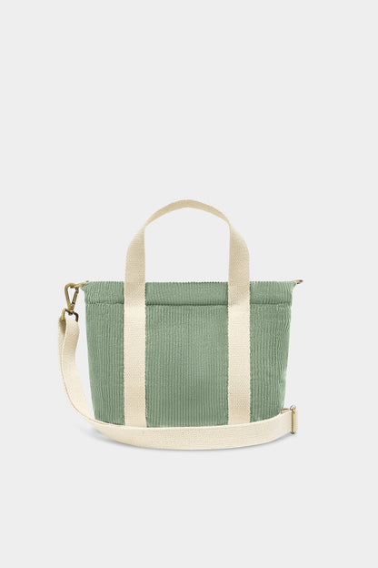 Louise Mint Green Corduroy Handbag