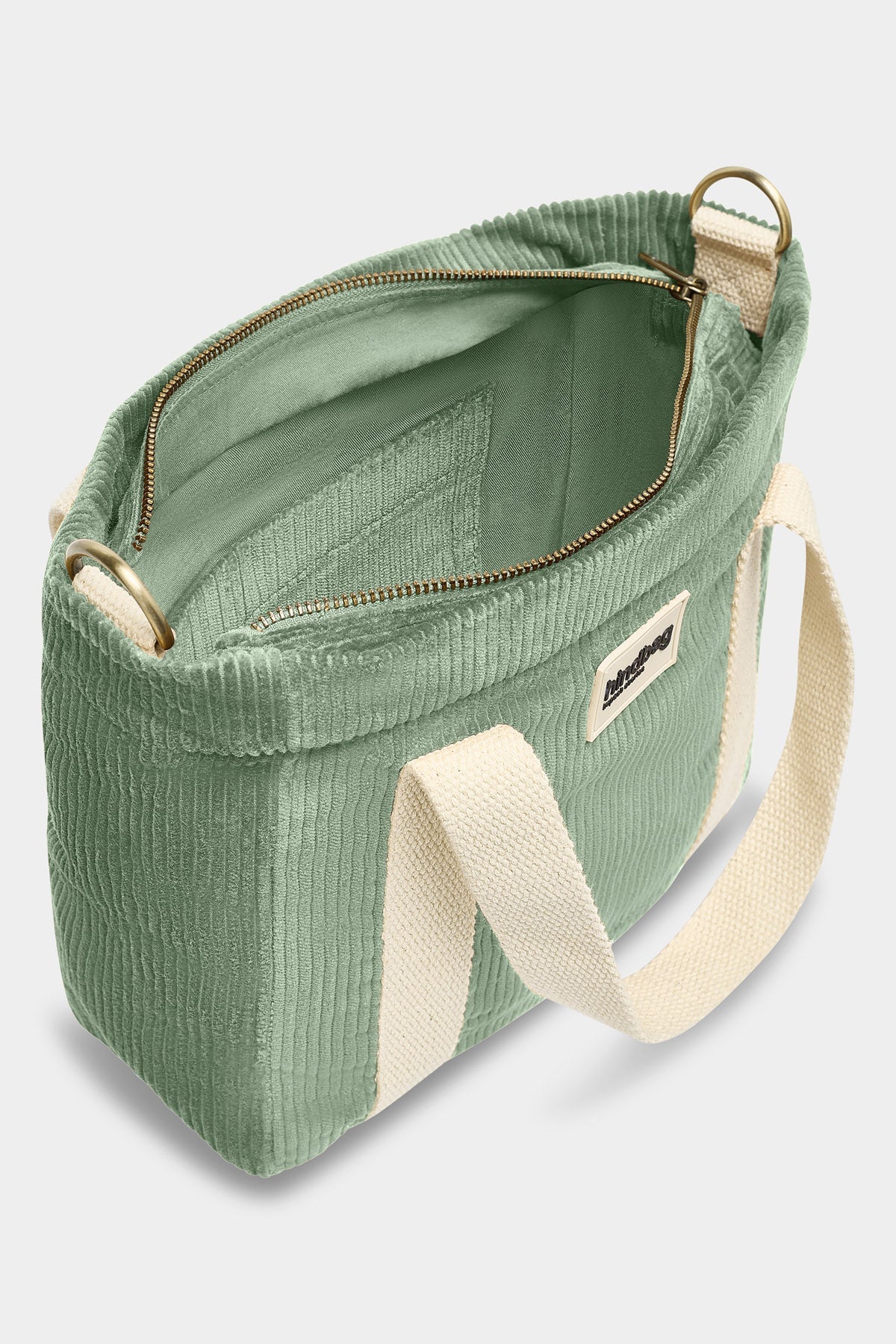 Louise Mint Green Corduroy Handbag