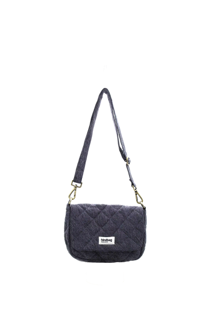 Margault Denim Gray quilted handbag