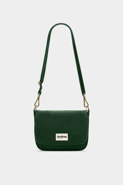 Margault Pine Green Corduroy Handbag