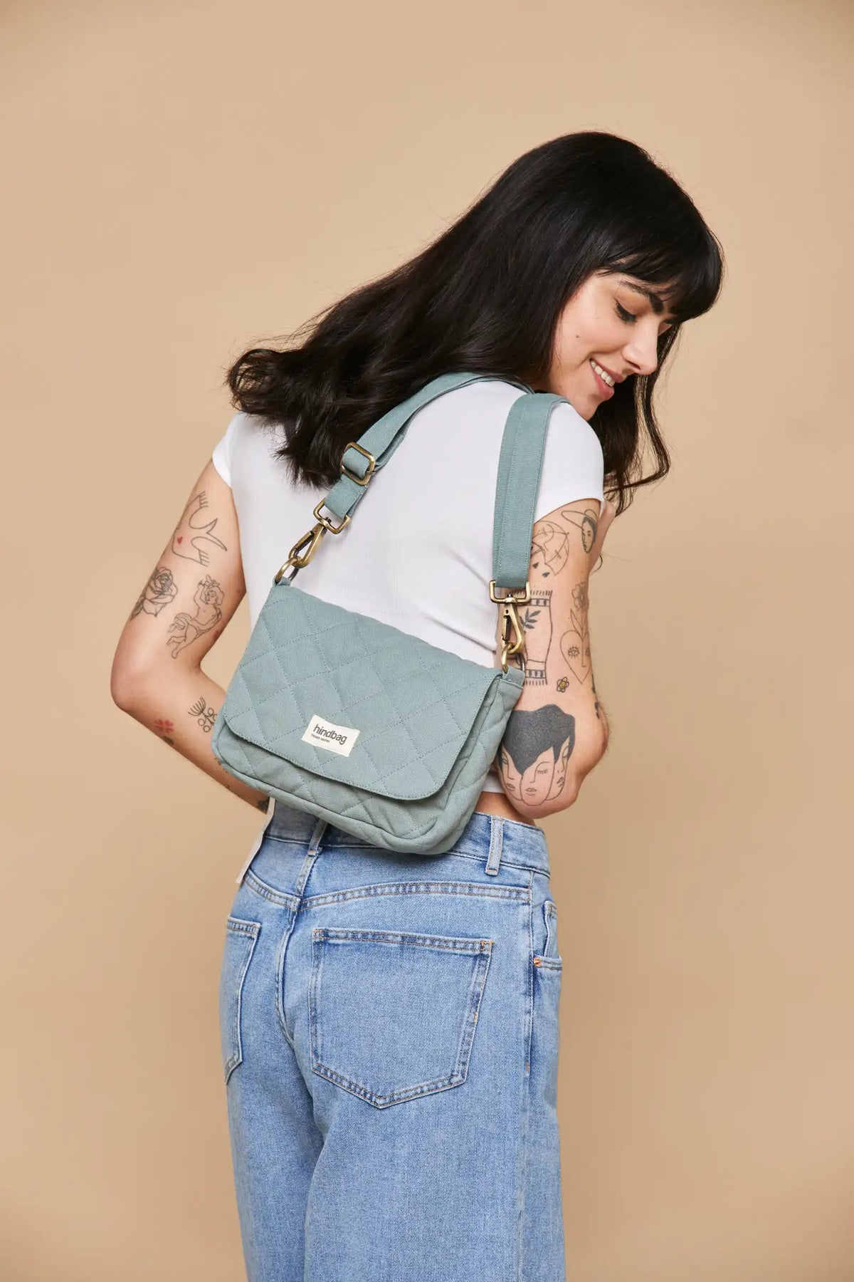 Margault Sauge quilted handbag