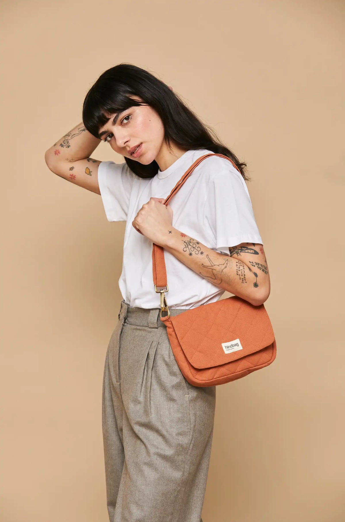 Margault Sienna quilted handbag