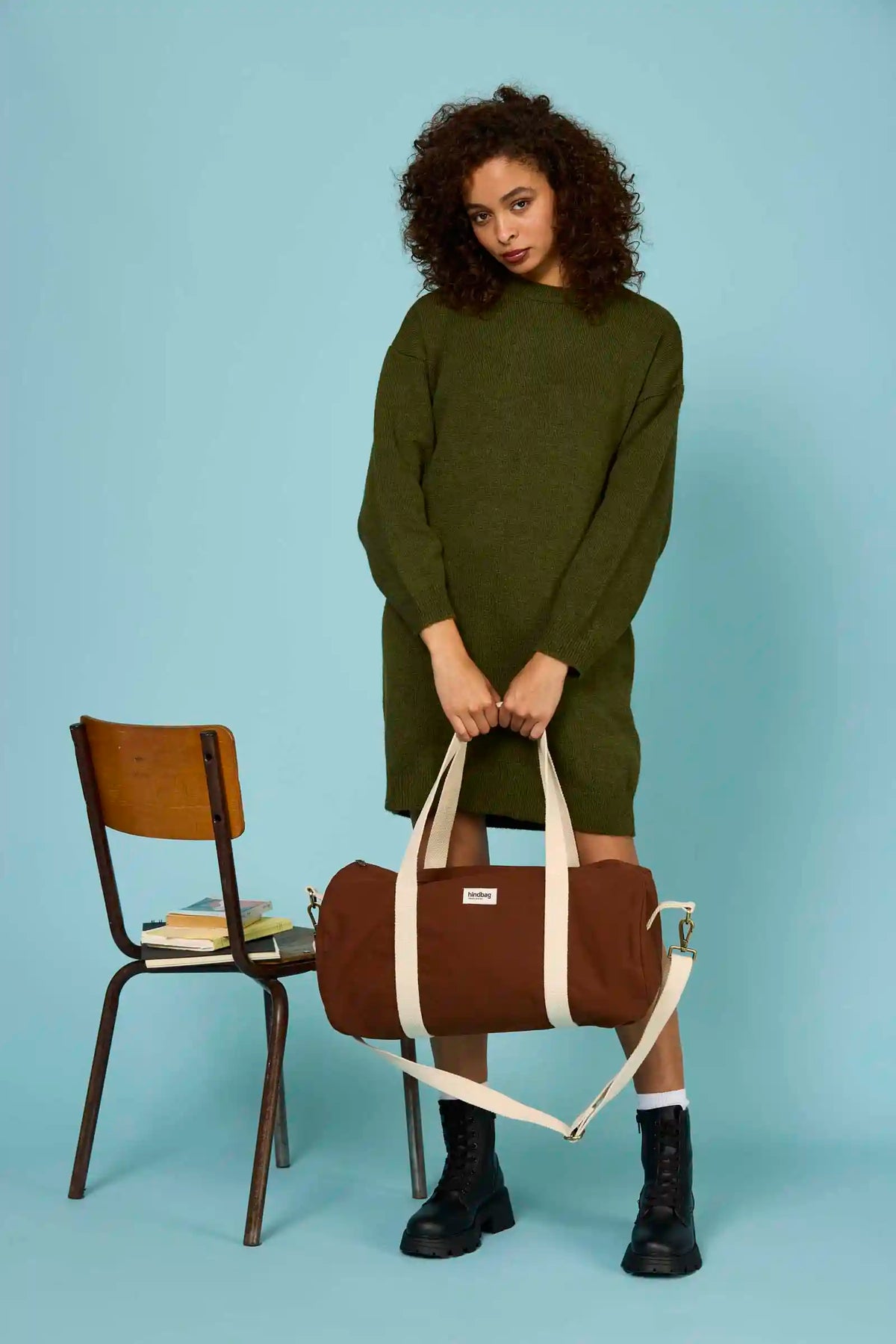 Simon Chocolate Duffel Bag