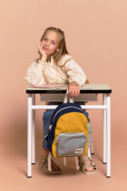 Romy Tricolor Saffron Backpack