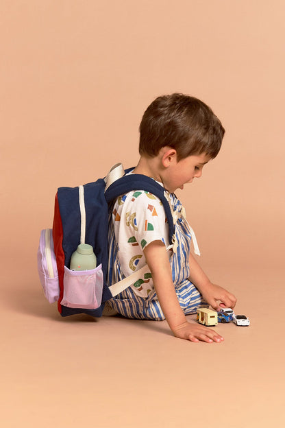 Romy Tricolore Terracotta Backpack