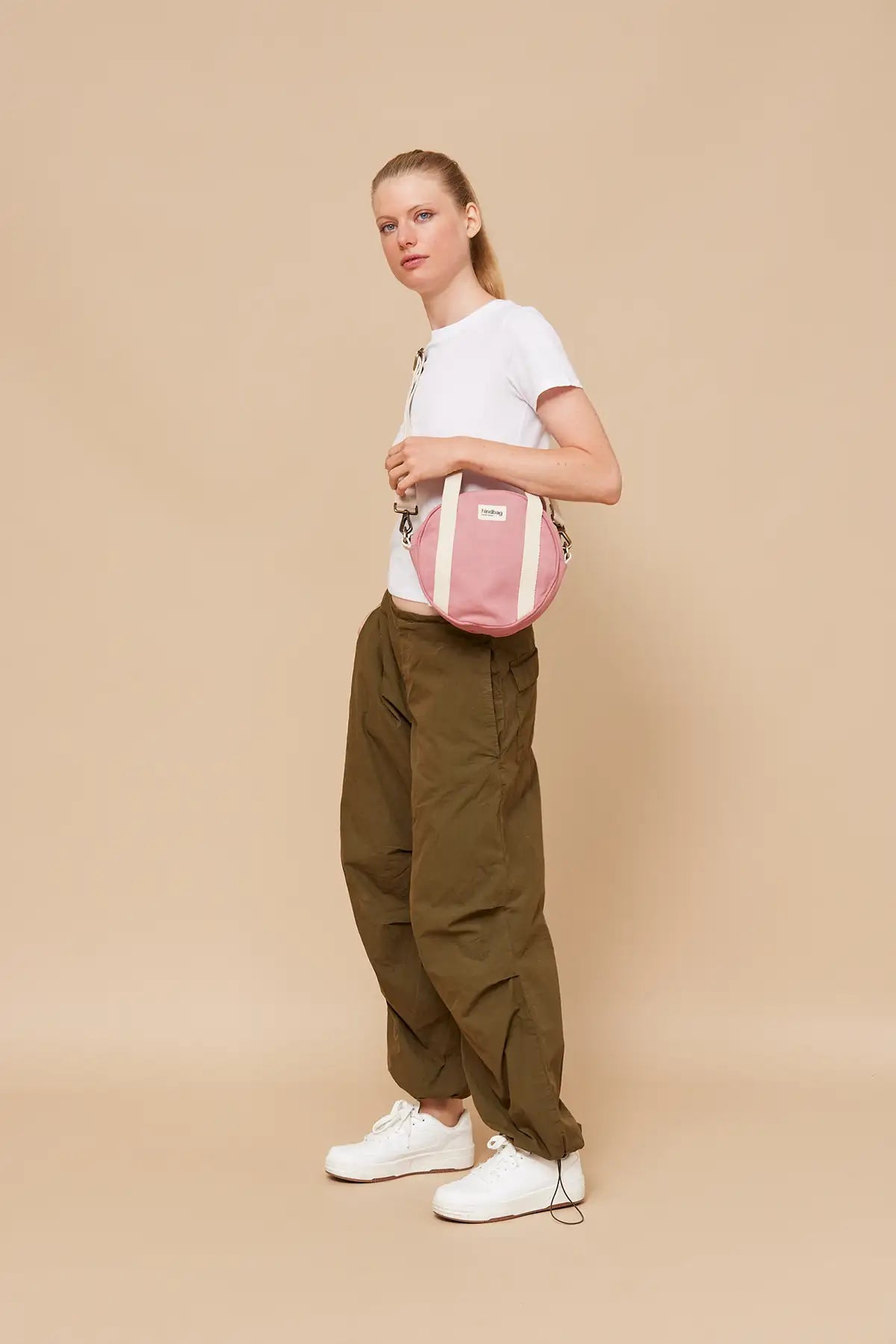 Louis Rose blush handbag