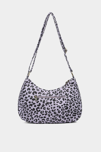 Rosa Lilac leopard Bag