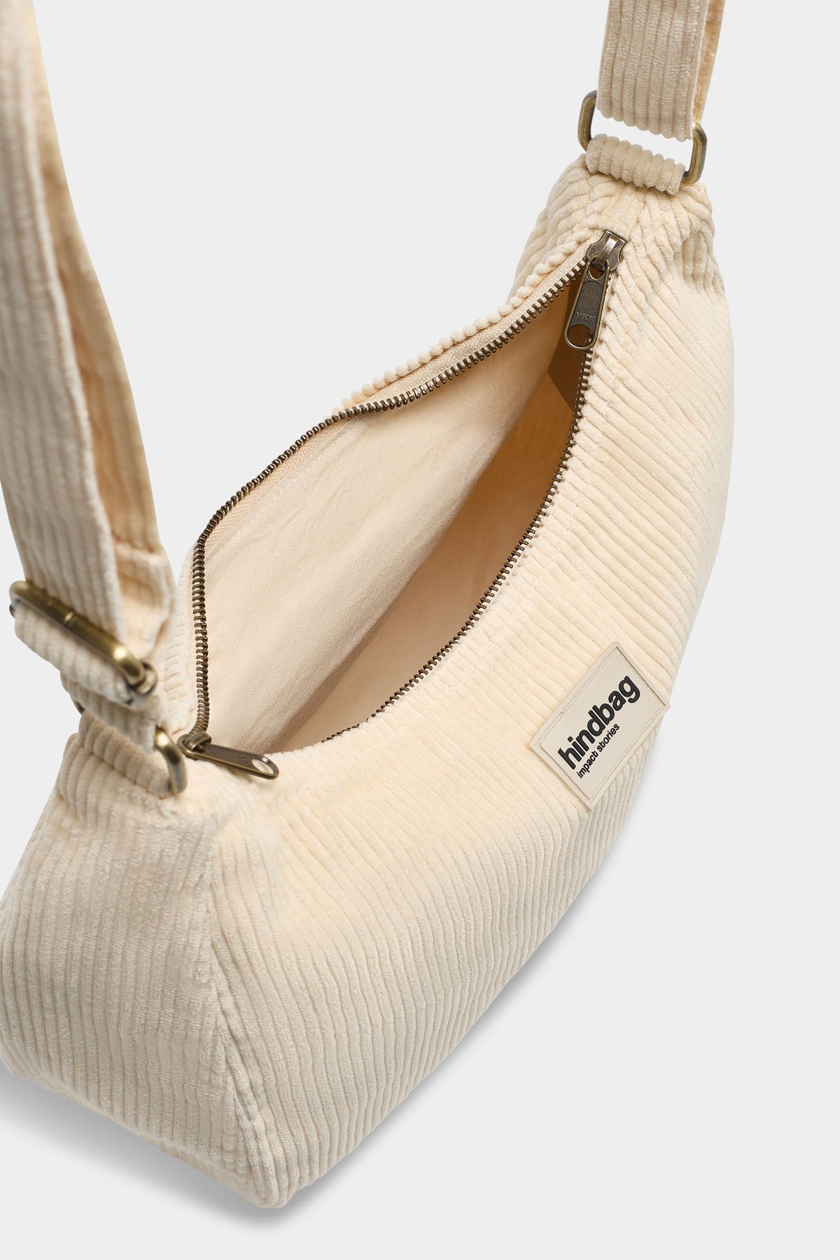 Rosa cream corduroy Crossbody Bag