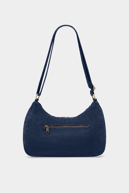 Rosa Navy Corduroy Bag