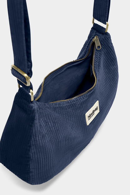 Rosa Navy Corduroy Bag